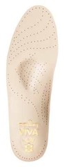 Pedag VIVA Low 18811 orthotic insole pair, leather, ideal for feet with low arch