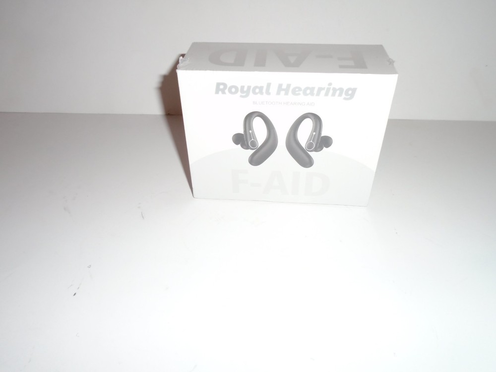 F-Aid Royal Hearing Black Bluetooth Hearing Aid New In Box