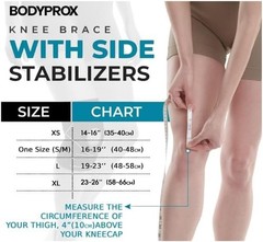Breathable Knee Support Brace with Patella Gel Pads & Stabilizers – Small/Medium