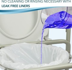 Disposable Bedside Commode Liners for Adult Portable Toilet Chair Seat Bucket…