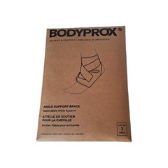 BODYPROX Ankle Support Brace Breathable Neoprene Sleeve Adjustable VBall Gymnast