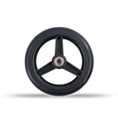 6-Inch Replacement Wheels for Rollator Walker, Wear-Resistant PU Tires, All Terr