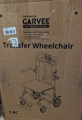 Garvee Lightweight Folding Wheelchair Portable Transport Chair