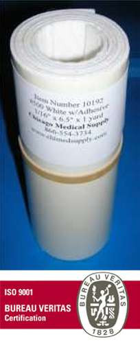 #500 Adhesive White Felt Roll 1/16″x6.5″x1Yds Orthopedic Medical Grade USA NEW
