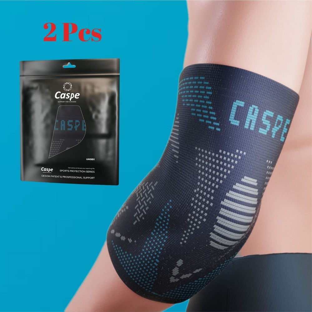 2X Elbow Brace Compression Support Sleeve Arthritis Tendonitis Reduce Joint Pain