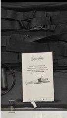 Saunder Lumbar Traction Device Decompression in Travel Case Back Pain Relief