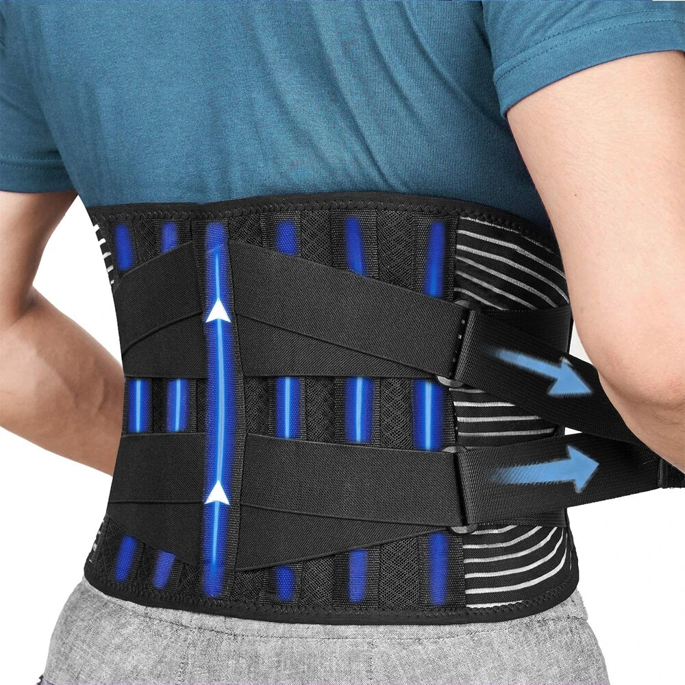 Fajas Para Hombres De Trabajo Soporte Con Tirantes Cinturones Ajustables Strap @