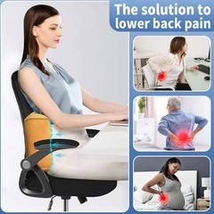 Ergonomic Lumbar Support Pillow for Desk & Car – Natural Latex Foam, Corduroy…