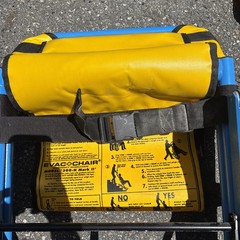Evac Chair 300H – 400lbs Blue Yellow Emergency Stair Lift Chair With Cover