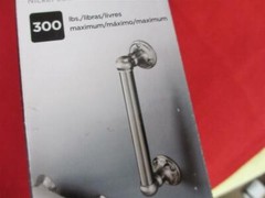 300 – lb 9″ hand grab bar DELTA satin nickel finish bath shower towel washcloth