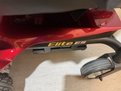 Open Box Pride Jazzy Elite ES Power Wheelchair Red w/ Charger – Unused