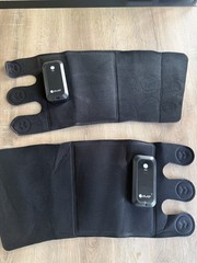 Aircast VenaGo DJO Portable DVT Prevention System Compression Leg Wraps Black