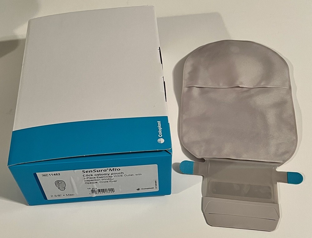 SenSura Mio Coloplast 11482 2pc System Ostomy Pouch 10 Count Lot Of 2 Boxes