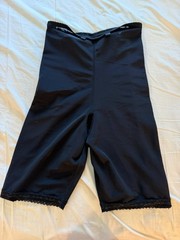 Design Veronique 853 Abdominal Compression Girdle Open Crotch Black Size 3XL