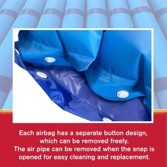 Alternating Pressure Air Mattress Topper with Pump for Hospital Bed Anti Bedsore