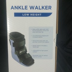 Fla Orthopedics Ankle Walker Low Height Size M Medium MD Right Or Left Therapy