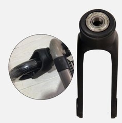 Wheelchair Front Fork Accessories Black for Wheelchairs Solid Wheels Elder