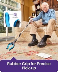 36-Inch Adjustable Grabber Tool for Seniors | Foldable, Lightweight & Magnetic