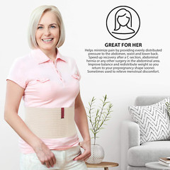 6.25″ Abdominal Binder for Men and Women/Postpartum Post-Operative Post-Surgery