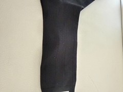 soft touch microfiber socks comfort cuff black 8.5″ foot length