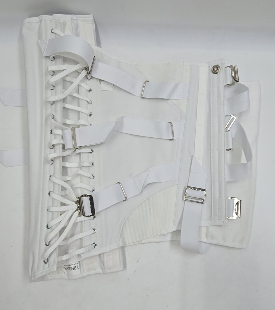 FREEMAN Men’s Lumbosacral Orthosis Model 531 Back Brace Support Size 38 White