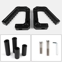 Tamirey 4-Piece Aluminum Grab Handles Kit, Front & Rear Grip Compatible RED