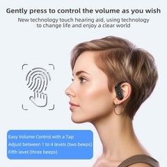 16 channel rechargeable hearing aid,suitable for moderate to severe hearing loss