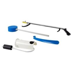 Hip Kit Daily Living Aids–Grabber,Sponge Stick,Sock Aid,Shoehorn, Dressing Stick