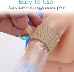 10Pcs Male External Catheter Fixer Male Urinary Incontinence Penile Clamp