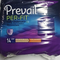 Prevail Per-Fit Women’s XL 58-68in Extra Absorbency Odor Guard Purple 14ct