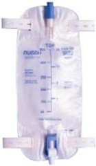 Comfortable 3 Pack Easy-Tap Leg Bags with 18-Inch Tubing & Anti-Reflux