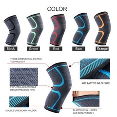 Knee Compression Sleeve Support Brace Elastic Knee Pad Gym Running Sports Joint