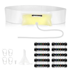 Upgraded Urine Belt with 2-4 oz Concealed Sample Bag, Includes 10 Temperature St