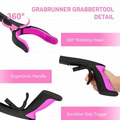 32 inch Heavy Duty(up to 10 lbs) Reacher Grabber Tool with Strong Magnetic