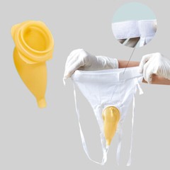 Top breathable men’s urine bag bed incontinence collector with catheter 1000ml