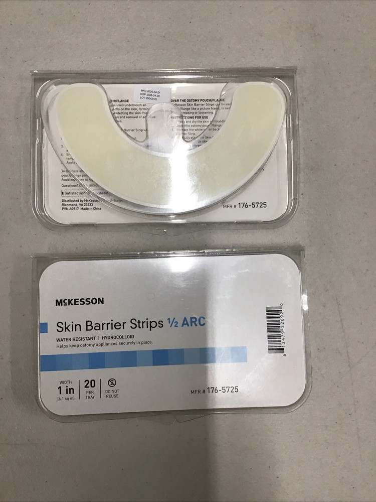 McKesson Skin Arc Barrier Strip Extra Protection For Ostomy 20 Ct