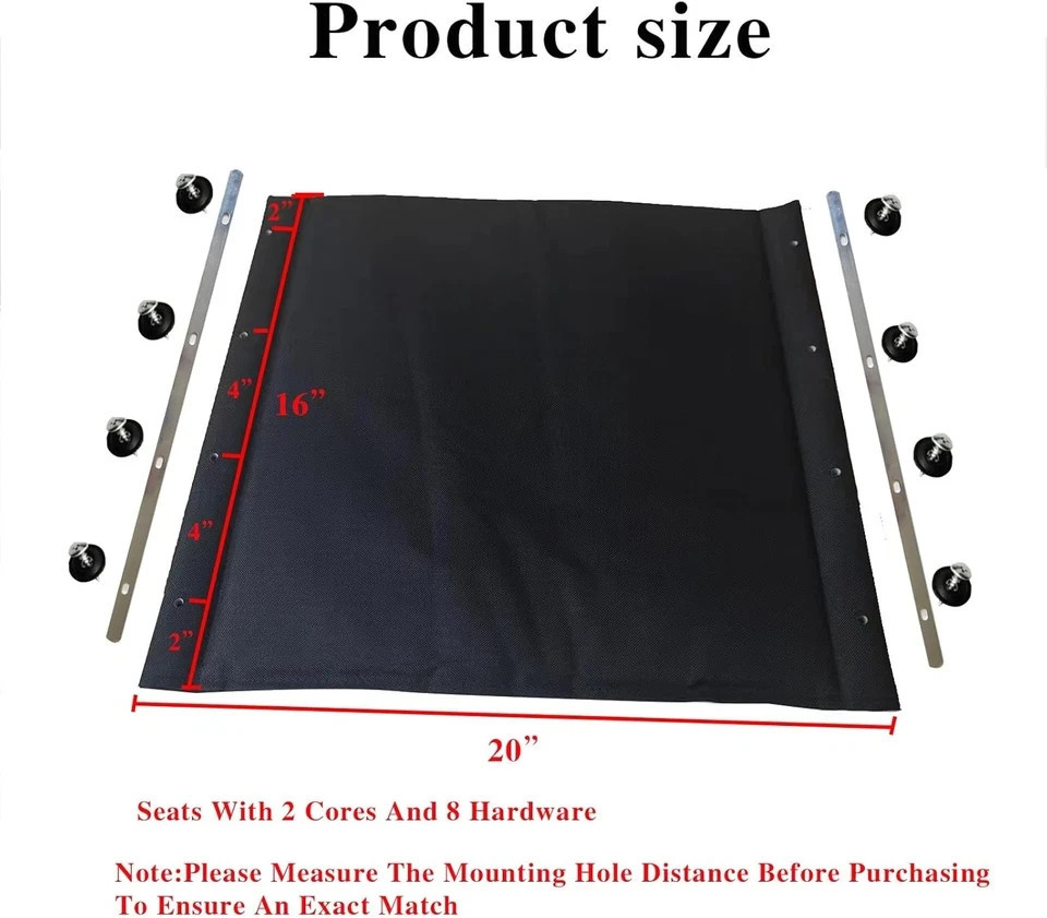 Wheelchair 20 Inch Seat, Wheelchair Replacement Seat, Nylon Seat Upholstery, Whe