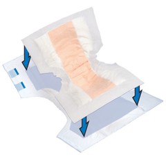 Tranquility Incontinence Liner 21.5in Length Heavy Absorbency – 4 Packs of 12
