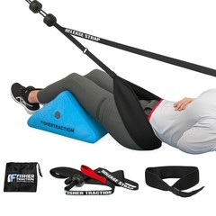 Portable Lower Back Decompression System with Patented Strap Release – 10x8x4 in