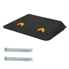 4″ Rise Rubber Threshold Ramp Doorway Wheelchair Ramp Heavy Duty Car Rubber Ramp