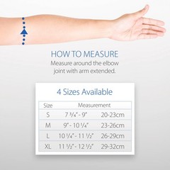 Swede-O Elastic Elbow Sleeve Light Compression Support Helps Reduce Inflammation
