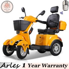 Heavy Duty 4-Wheel Mobility Scooters 31 Miles 3-Speed 800W 500lbs Capacity