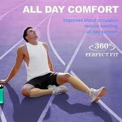 Zip Up open Toe Compression Zipper Socks Calf Support Stockings Women Men USA