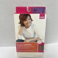 New Mediven Comfort 48103 Closed Toe Natural Size III Calf Compression Socks