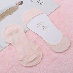 Invisible Boat Socks Women Girls Summer Thin Breathable Cotton Sock Solid Color