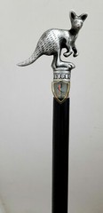 Nautical Solid Kangaroo Head Design Handle Wooden Style Walking Stick Cane Gift