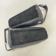 Healthy You Pelvic Sacral Bed Wedge Blocks Pair Black Vinyl HEA226 Therapy