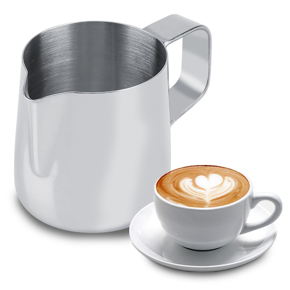 (200 Ml)Stainless Steel Milk Frothing Cup Coffee Pitcher Jug Latte Art