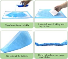 Disposable Underpads 17“ x 24“ (50 -Count) Incontinence Pads, Bed Covers, P…