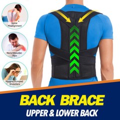 2025 Posture Corrector Full Back Brace with Suspender | Back Support For Office